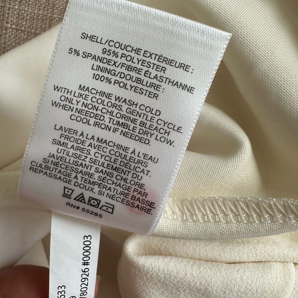 Express Elegant White Dress size small - Picture 5 of 5